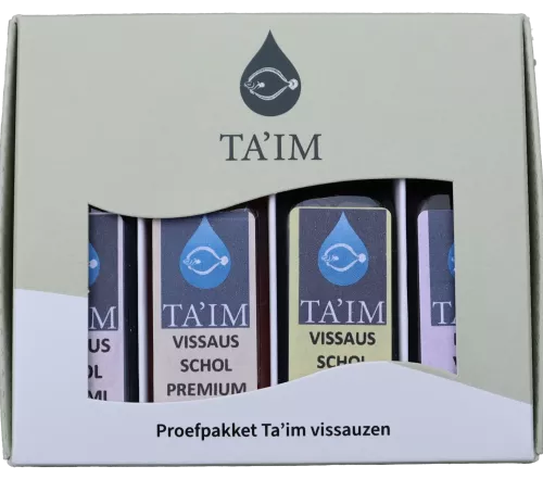 Ta'im-Probierpackung (4x20 ml) Scholle-Fischsaucen