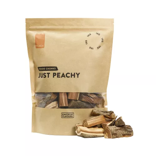 Rookchunks Perzik 1 KG