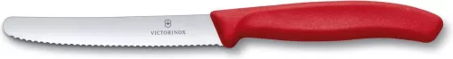 Victorinox Tomatenmesser Rot mit Wellenschliff