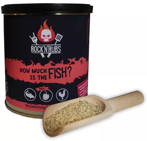Rock'N'Rubs Wie viel kostet der Fisch? 180 gr