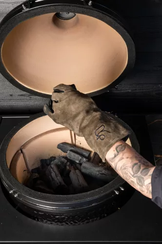 Hahn Roostr Handschuhe Grau (11061)