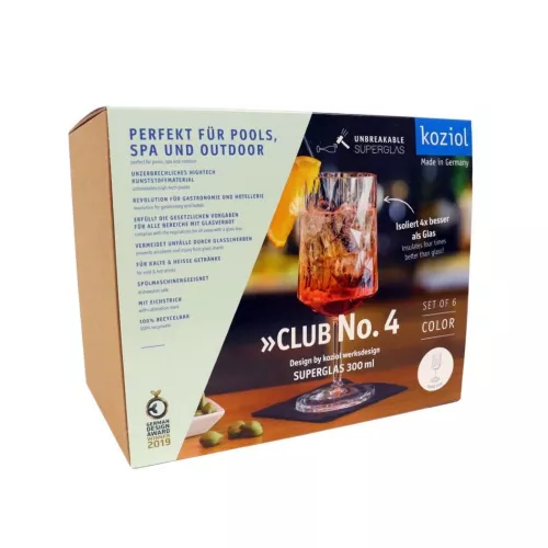 Koziol Koziol Superglas Club Nr. 04 Weinglas 300 ml Set à 6 Stück (3401535)