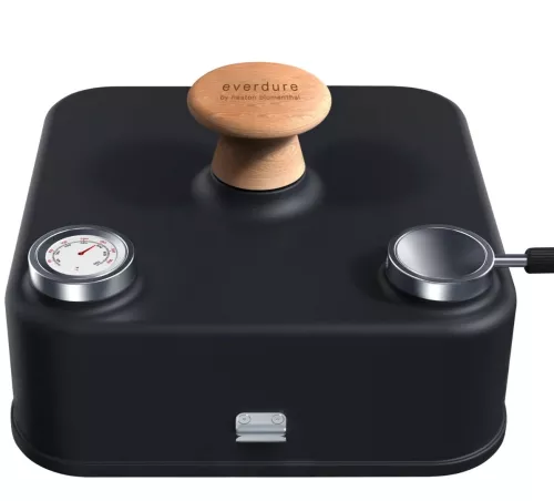 ewig Everdure Cube 360 Holzkohlegrill Schwarz mit Werkzeugset (HBCUBE360B)