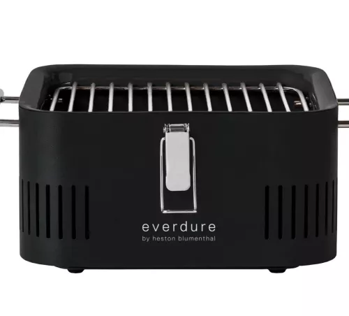 ewig Everdure Cube 360 Holzkohlegrill Schwarz mit Werkzeugset (HBCUBE360B)