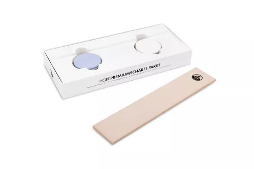 Uhr HORL Premium Schleifscheiben-Set inklusive Leder-Schleifstreifen und Korund-Schleifsteinen #3000 & #6000 (SET)