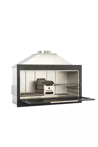 Braaimaster Braaimaster Einbau-Duo Schwarz (BI2B)