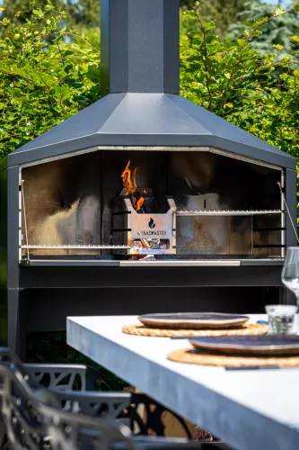 Braaimaster Braaimaster Freistehendes Duo Schwarz (FS2B)