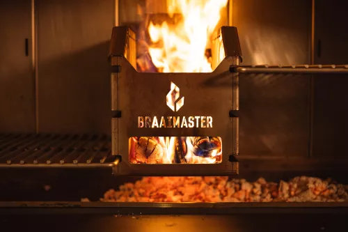 Braaimaster Braaimaster Freistehendes Duo Schwarz (FS2B)