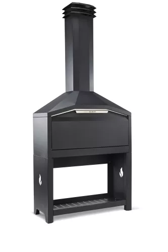 Braaimaster Braaimaster Freistehendes Duo Schwarz (FS2B)