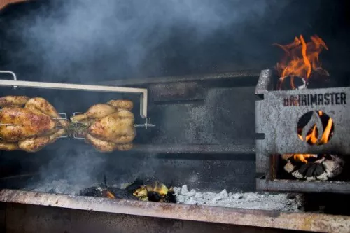Braaimaster Braaimaster-Edelstahlrahmen für Rotisserie (ohne Motor, Spieß und Gabeln), (FR01)
