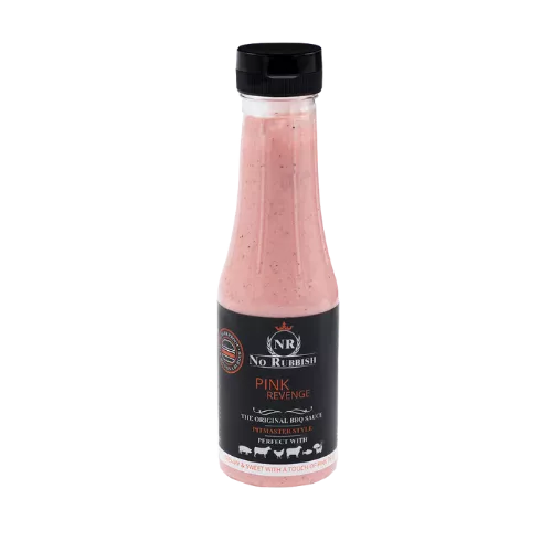 No Rubbish BBQ Sauce Pink Revenge