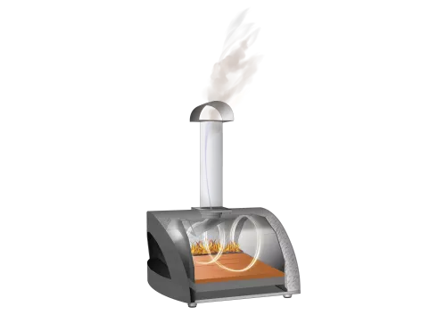 Alfa Forni Alfa Forni Moderno Tragbares rotes Gas (FXMD-PT-GROA)