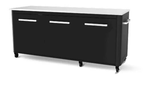 Cozze Werkbank 3 Türen und 6 Räder 180 cm