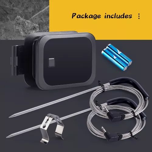 Inkbird BBQ Thermometer Inkbird IBT-2X Thermometer mit LCD und Bluetooth (IBT-2X)