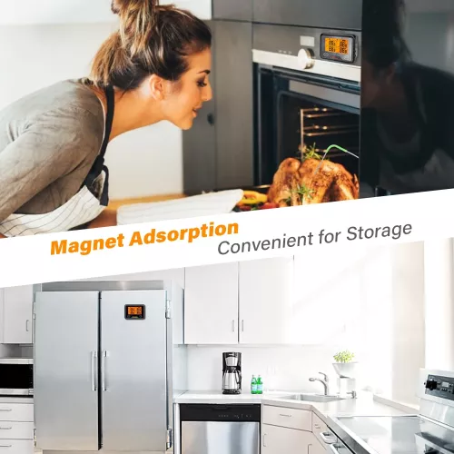 Inkbird BBQ Thermometer Inkbird IBBQ-4BW Thermometer mit LCD WiFi BT (IBBQ-4BW)