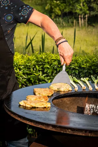 Geschmiedet Geschmiedeter BBQ-Plancha-Spatel (OLPlanchaSpat)