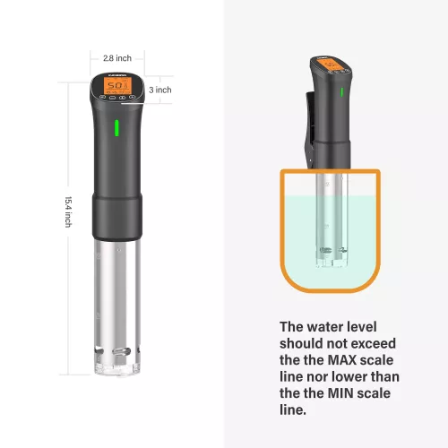 Inkbird BBQ Thermometer INKBIRD ISV-200W WiFi Sous Vide Stick-Kocher (ISV-200W)