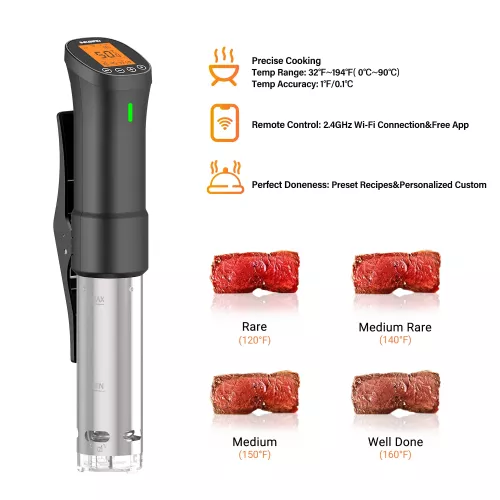 Inkbird BBQ Thermometer INKBIRD ISV-200W WiFi Sous Vide Stick-Kocher (ISV-200W)