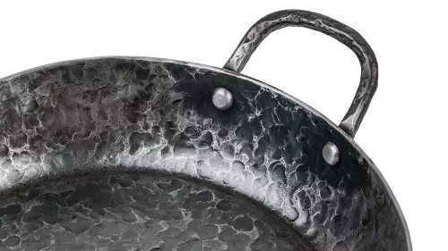 Geschmiedet Geschmiedete Bratpfanne mit 2 Griffen 24 cm (EsFryPan2H24)