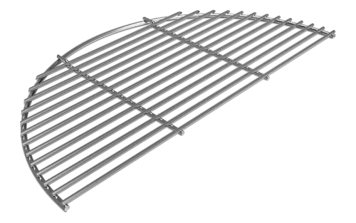 Big Green Egg Halbmond-Edelstahlgitter M