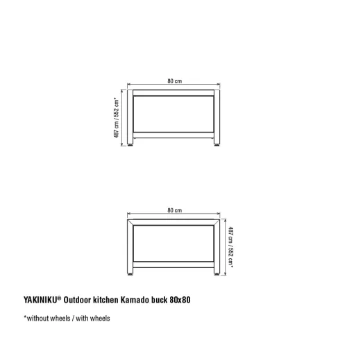Yakiniku YAKINIKU Kamado-Bock 80x80cm (900020)