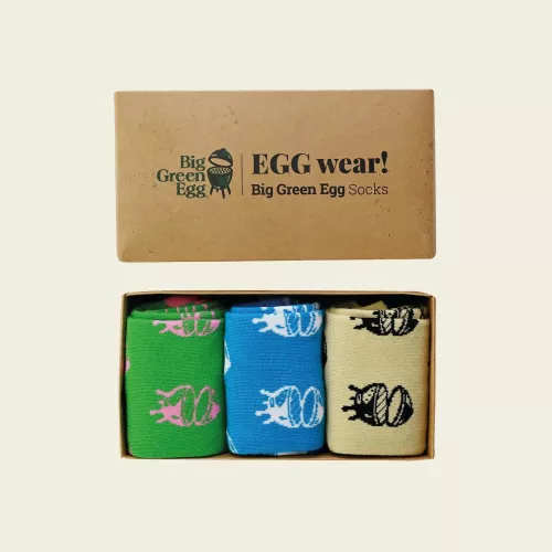 Big Green Egg Socken, 3er-Pack, Größe 43-46
