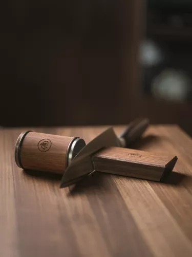 Uhr HORL 3 Messerschärfer Walnuss (HO3N-SET)