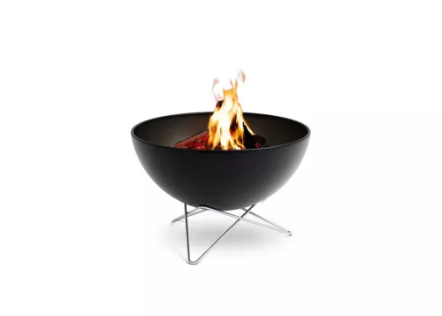 Höfats Bowl 70 Feuerschale Plancha BBQ Set niedrig