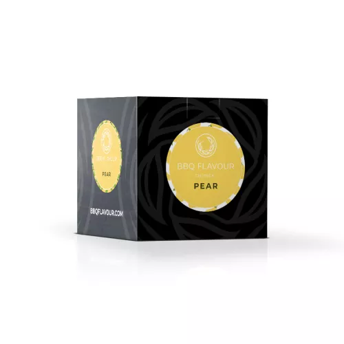 Stück Birne mit BBQ-Flavour