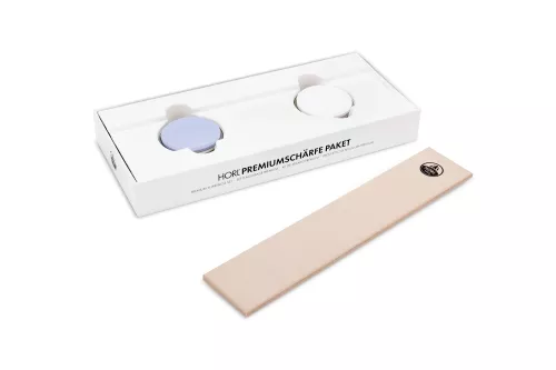 Uhr HORL Premium Schleifscheiben-Set inklusive Leder-Schleifstreifen und Korund-Schleifsteinen #3000 & #6000 (SET3-P)