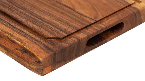 Geschmiedet Geschmiedetes Schneidebrett aus Akazienholz, mittelgroß (EsCutBrdNatM)