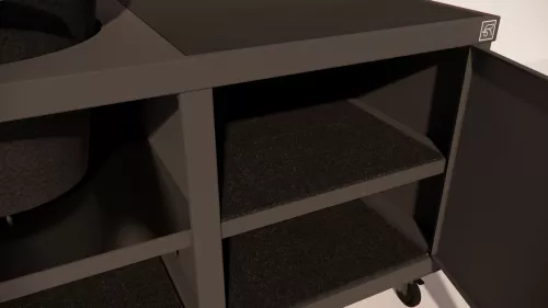 Hahn Roostr Outdoorküche Rubix Duo mit Rädern und Kamado Inlay (20000)