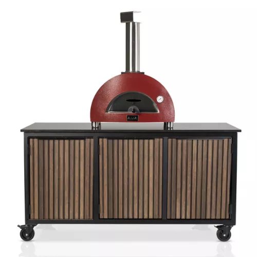 Wunderschöne Außenküche Fraaii Mise en Place Bamboo Graphite Rhombus Inferno (FB3021)