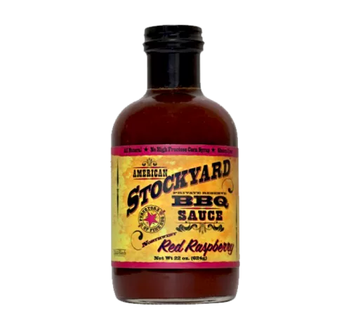 American Stockyard Rote Himbeer-BBQ-Sauce 350ml