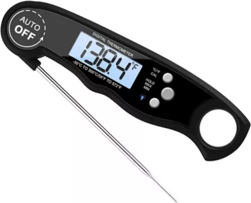 BBQ Valley Digitales Kernthermometer und Flaschenöffner Rot (JF001)