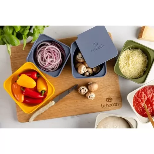 Babadoh Babadoh Blau 6 Silikon-Teig- und Aufbewahrungsbehälter (SKU11)