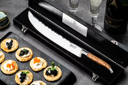 Laguiole Style de Vie Luxury Line Champagnersäbel Olivenholz (SabelOlijf)