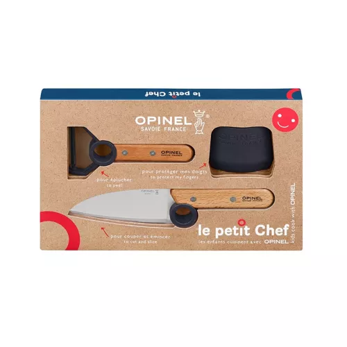 Opinel Opinel Kinderküchenset „Le Petit Chef“, 3-teilig, blau (30OP2605.3)