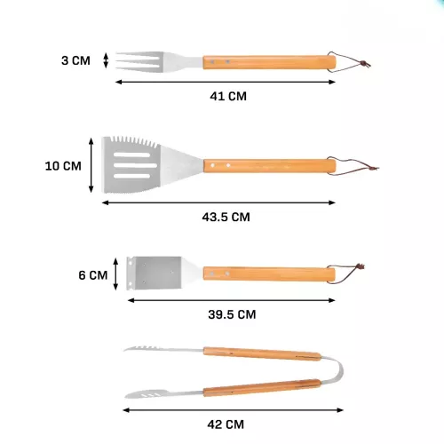 Auplex Auplex BBQ-Werkzeugset (AU-BTS)