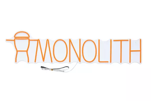 Monolith Leuchtreklame groß