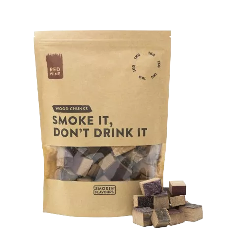 Smokin' Flavors Smokechunks 1 KG Rotweinfässer