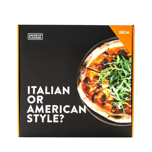 Rauchige Aromen Smokin' Flavors Pizzastein mit Halter ⌀ 38 cm (SF547)