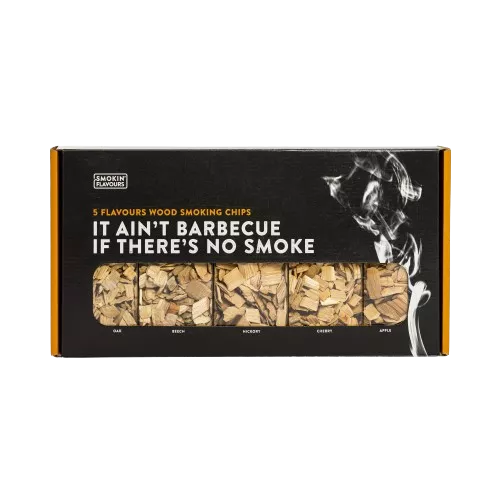 Smokin' Flavours Geschenkbox Räucherchips 5x 650 ml