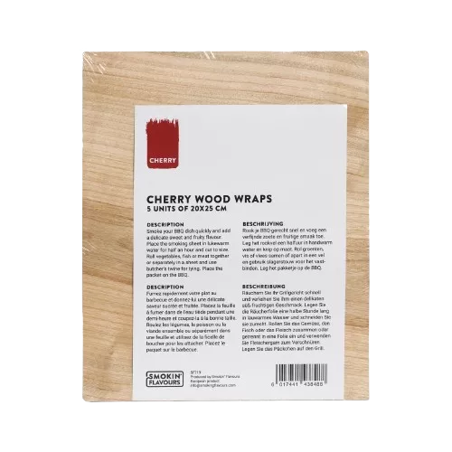 Rauchige Aromen Smokin' Flavors Smoke Sheets Kirsche 5 Stück (SF719)