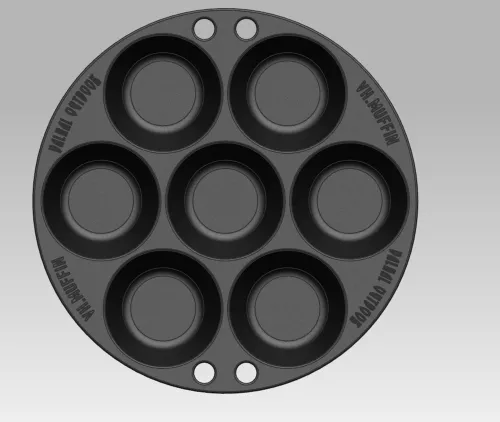 Valhal Muffinform für 7 Stück