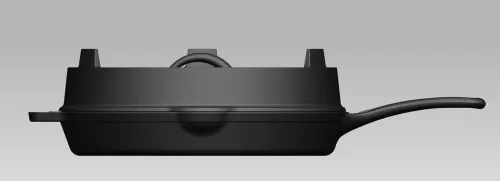 Valhal Outdoor Valhal Bratpfanne Gusseisendeckel ø 30 cm mit Grillmuster (VH.LID30)