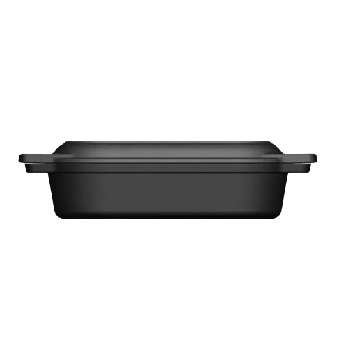 Valhal Outdoor Valhal Dutch Oven Gusseisen-Kasserolle mit Grilldeckel, oval, 1 Liter (VH1L)