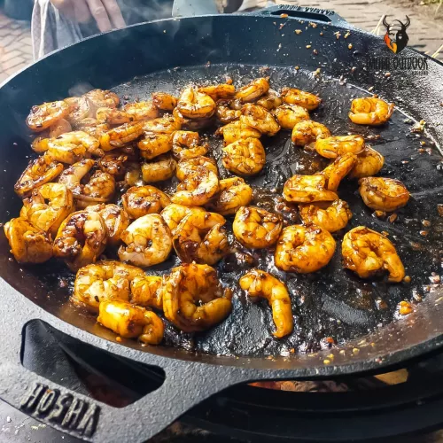 Valhal Outdoor Valhal-Pfanne aus Gusseisen mit Griffen 50 cm (VH50H)