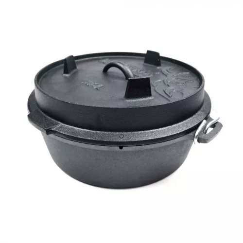 Valhal Dutch Oven Kasserolle aus Gusseisen, 6,1 Liter