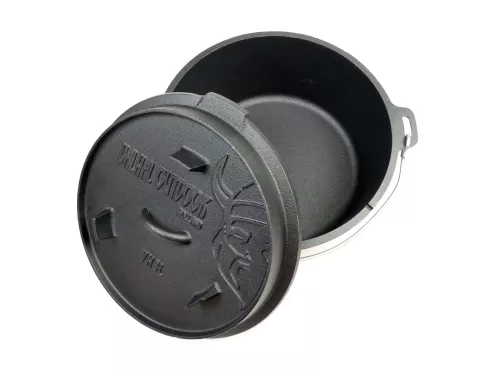 Valhal Outdoor Valhal Schmortopf aus Gusseisen, 8 Liter (VH8L)